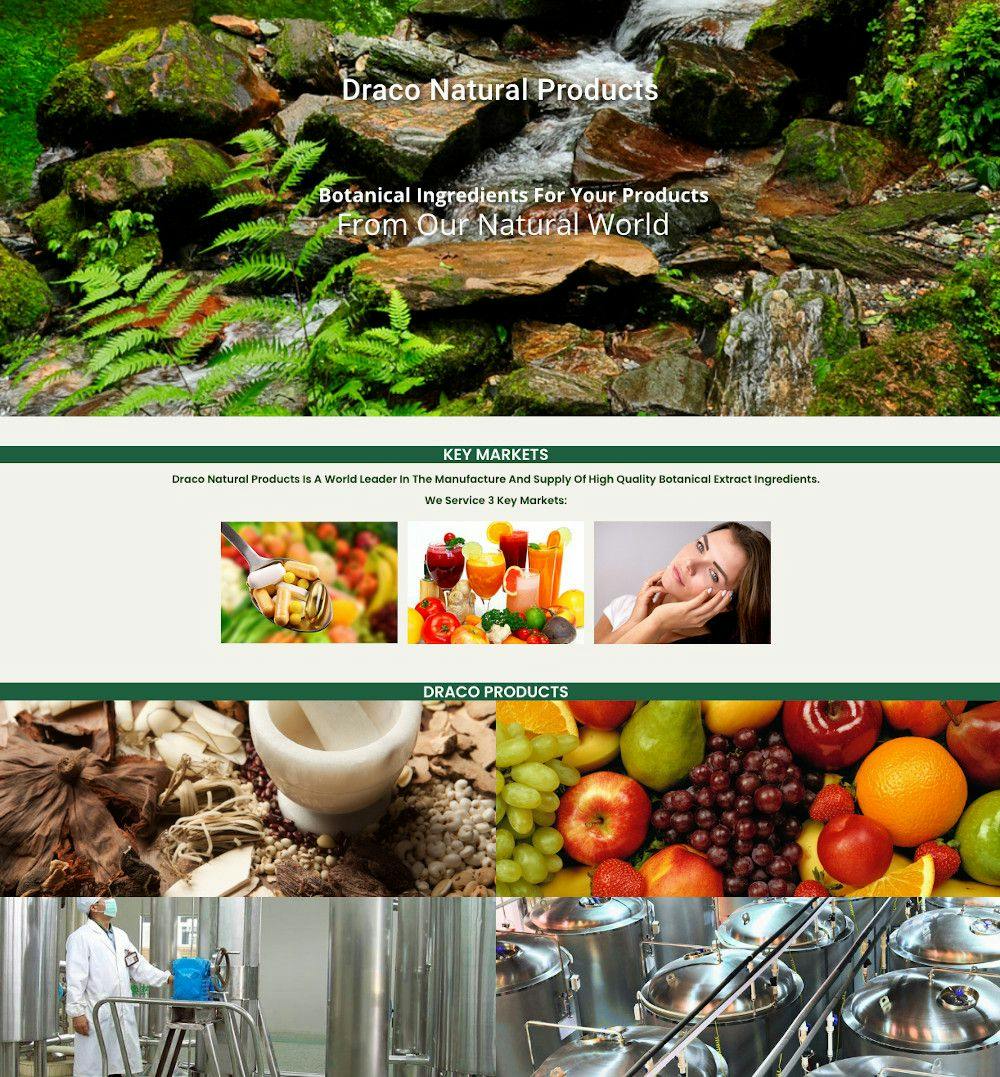 Draco Natural Products launches new website