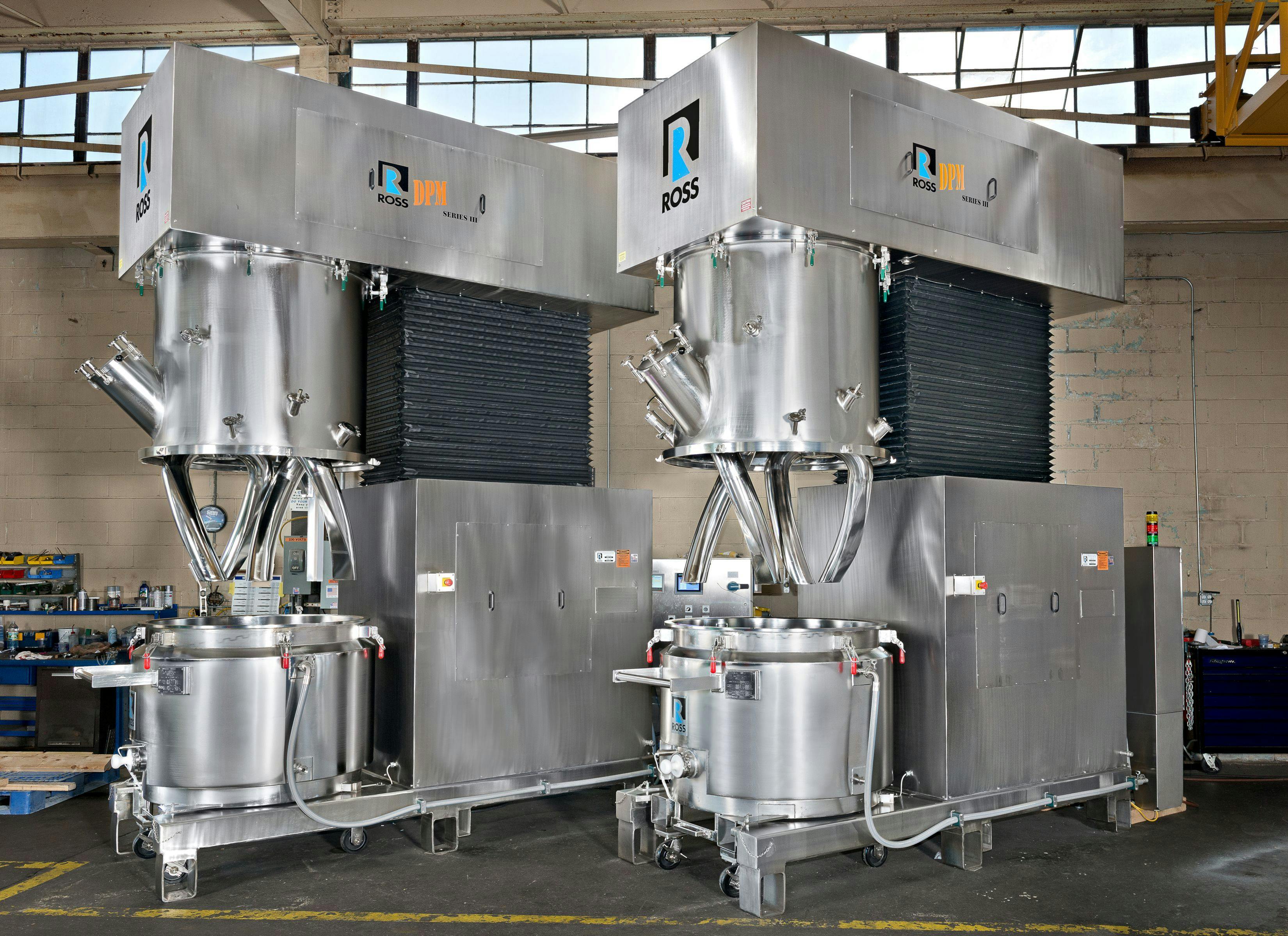 Double planetary mixers offered with many customization options