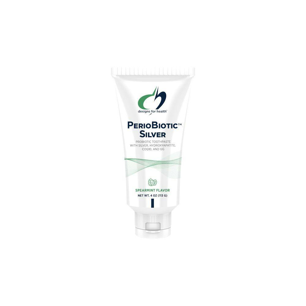 Probiotic toothpaste from Designs For Health supports healthy balance of oral bacteria