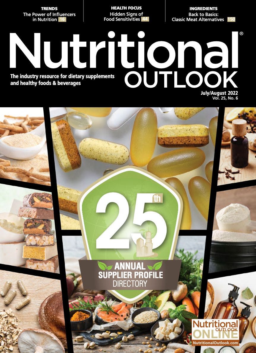 Nutritional Outlook Vol. 25 No. 6