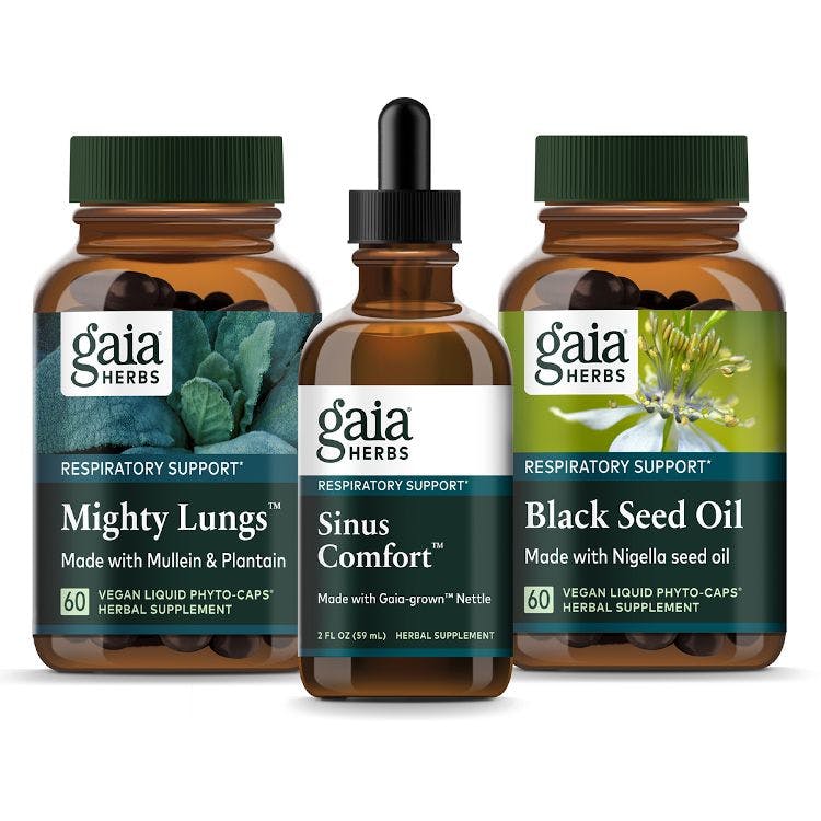 new respiratory health line from Gaia