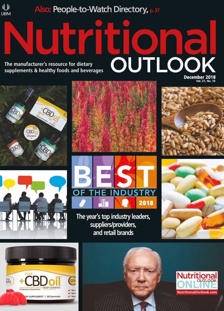 Nutritional Outlook Vol. 21 No. 10