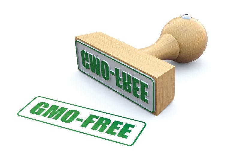 "GMO-free" stamp