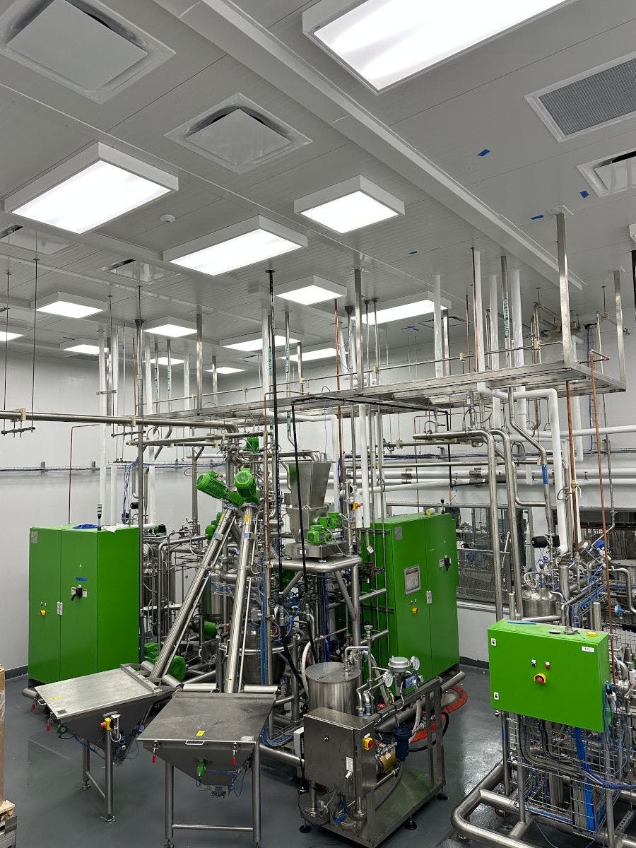 The New Gummy Manufacturing Line at Best Formulations- a Sirio Company, City of Industry, CA. Image courtesy of SIrio Pharma.