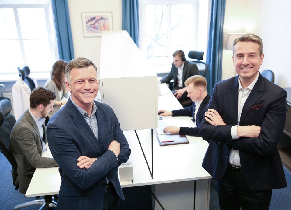 Pictured: Divaks CEO Kęstutis Lipnickas (left) and Chairman Audrius Grušnis. Photo from Divaks.