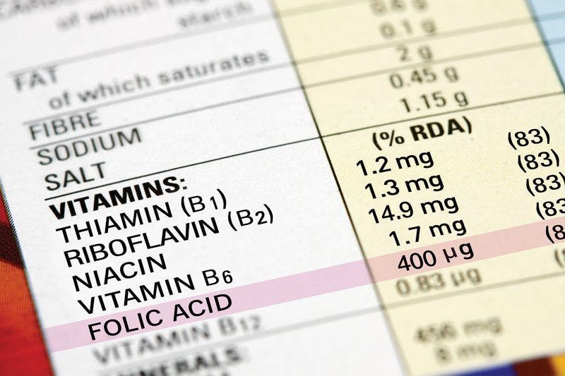 Folic Acid in the U.S. Threatened by Proposed Nutrition Label Changes?