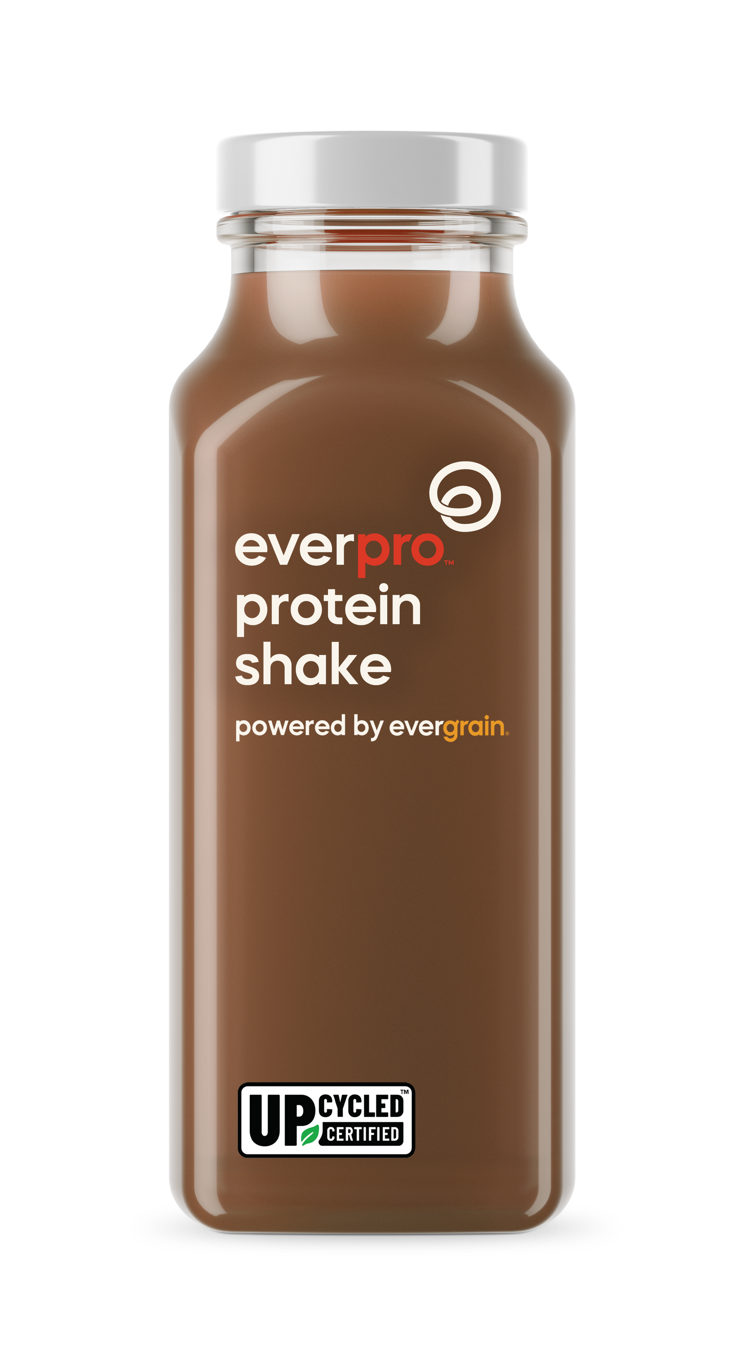 Prototype of a package featuring EverPro's branding and Upcycled Food Association certification mark. Photo from EverGrain.