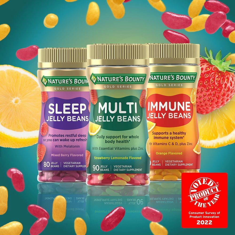 Nature’s Bounty’s Jelly Bean Vitamins win consumer-voted 2022 Product of the Year award