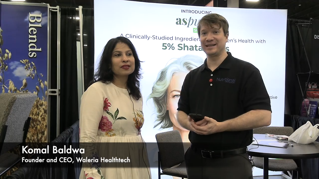 Waleria Healthtech’s CEO, Komal Baldwa, discusses the company’s new shatavari ingredient and the women’s health in Ayurveda