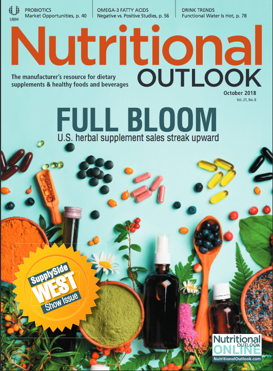 Nutritional Outlook Vol. 21 No. 8